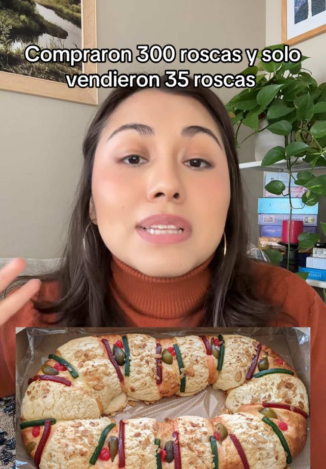 Compraron 300 roscas y solo vendieron 35